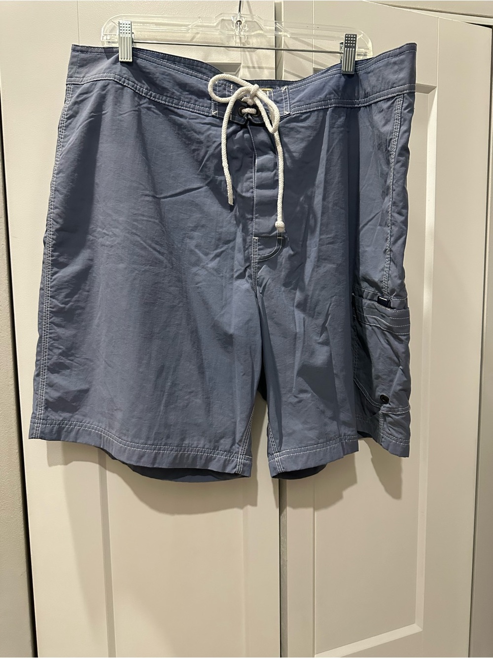 JCrew Light Blue Drawstring Swim Trunks